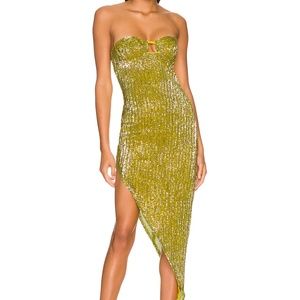 Revolve sequined midi dress